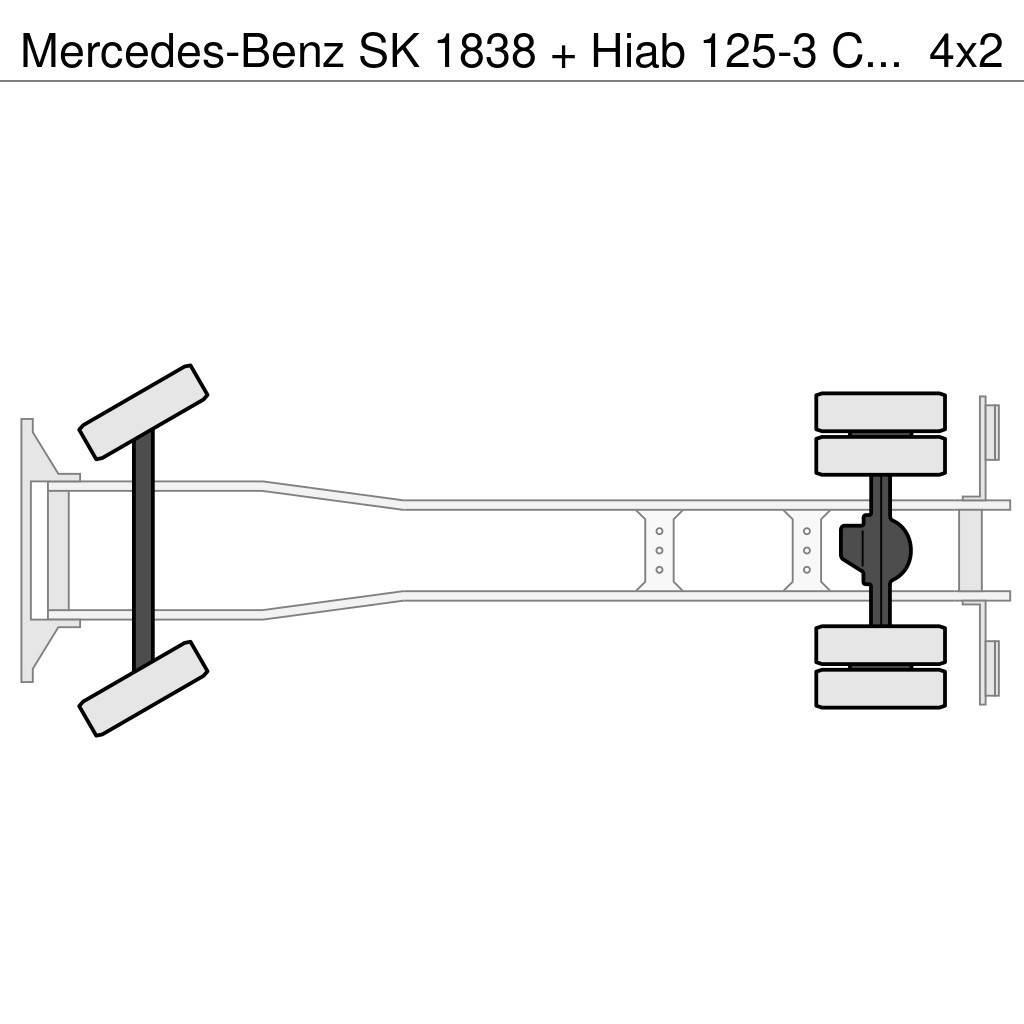 Mercedes-Benz SK 1838 + Hiab 125-3 Crane Kraner til alt terræn