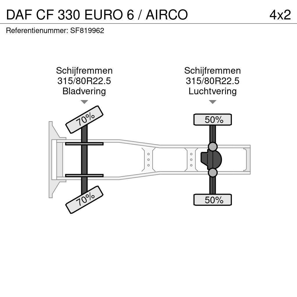DAF CF 330 EURO 6 / AIRCO Trækkere