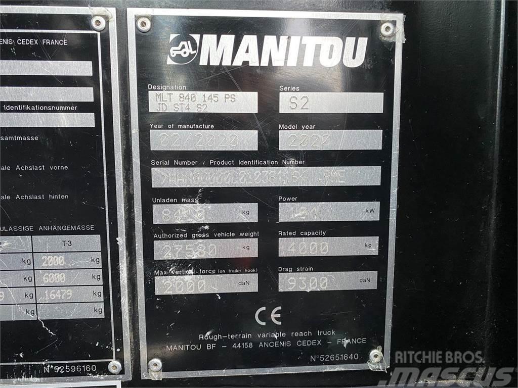 Manitou MLT840-145PS ELITE Teleskoplæssere til landbrug