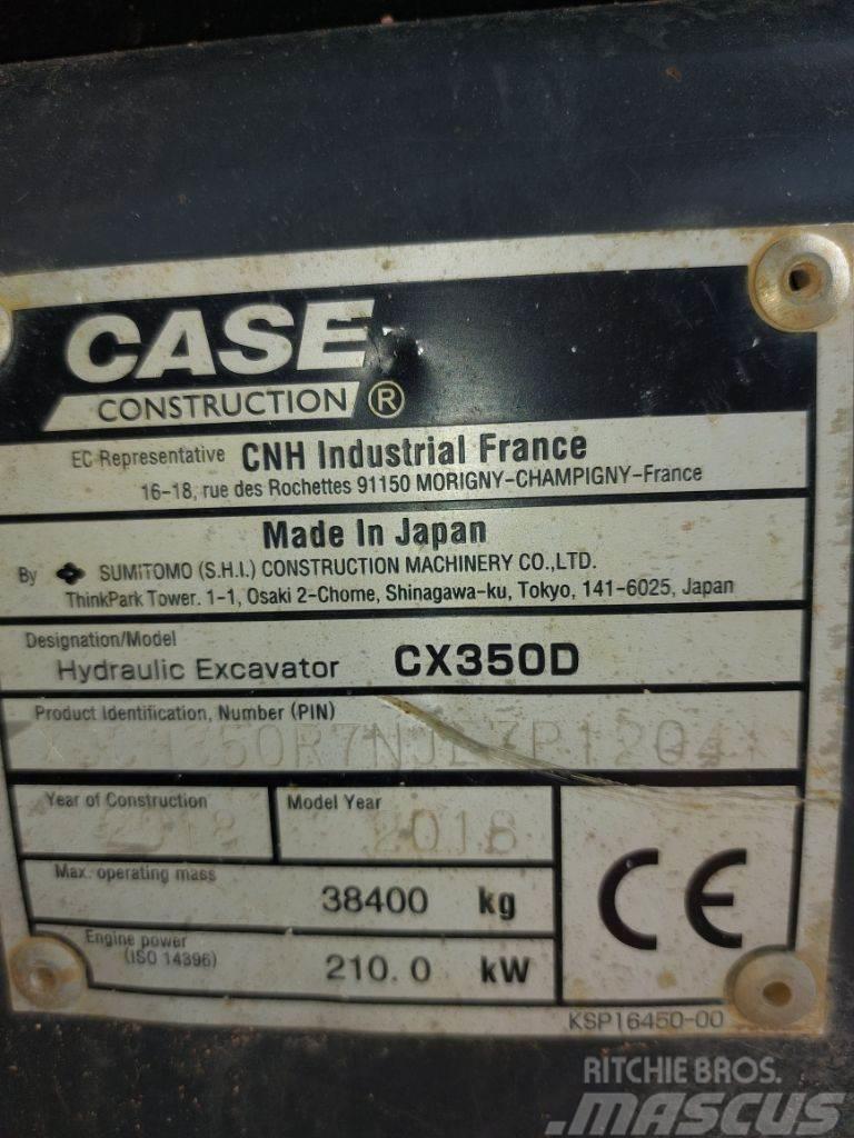 CASE CX 350 D Gravemaskiner på larvebånd