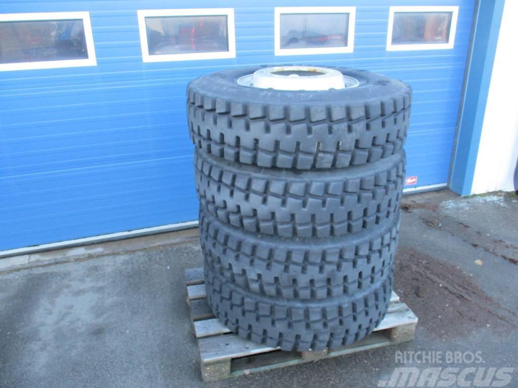 Michelin Goodyear  Continental 315/8R22,5 Dæk, hjul og fælge
