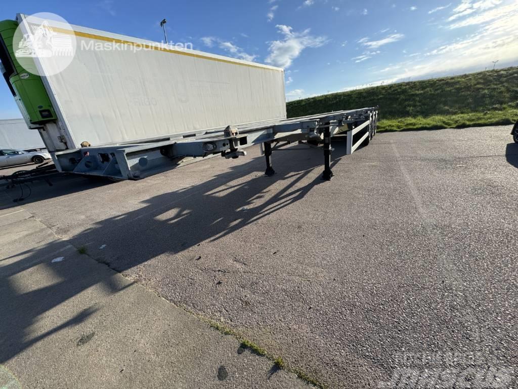 Fruehauf Containertrailer Semi-trailer med containerramme