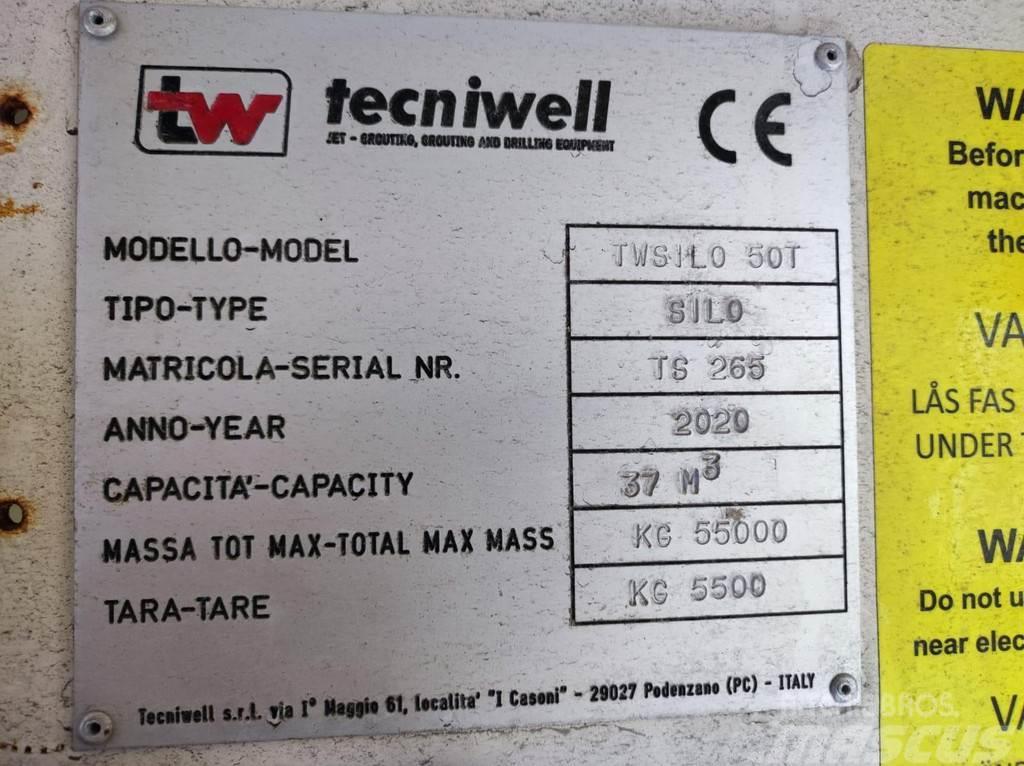  Techniwell TWSILO 50T HORIZONTAL STACKABLE SILO Demonterbare/wirehejs