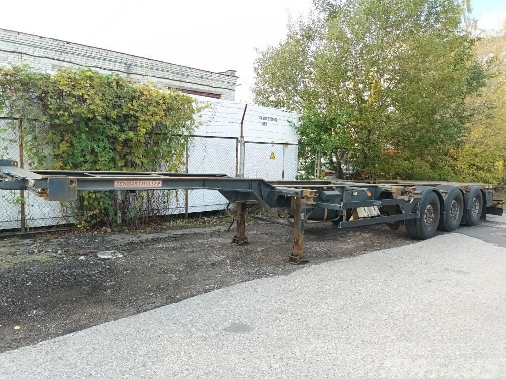 Schmitz Cargobull Semi-trailer med containerramme