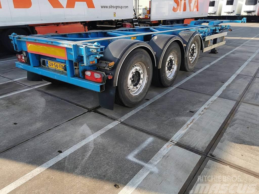Van Hool MULTI HIGH CUBE mb disc brakes Semi-trailer med containerramme