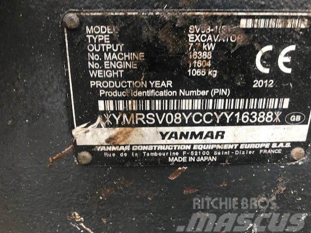 Yanmar SV08-1 Minigravemaskiner
