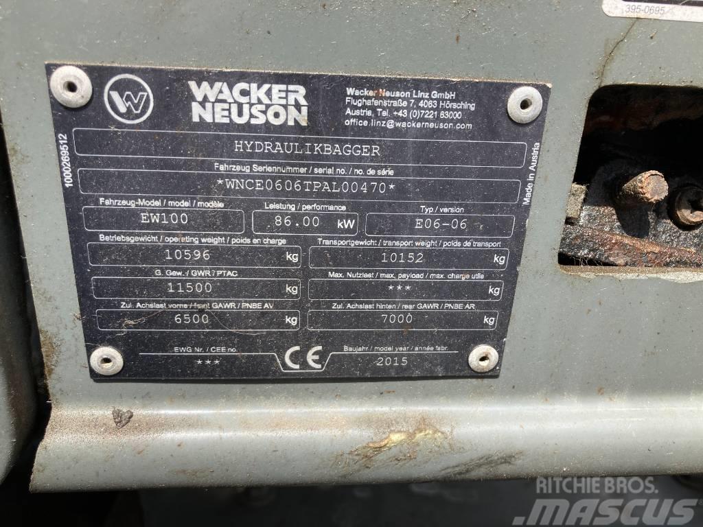 Wacker Neuson EW 100 Gravemaskiner på hjul