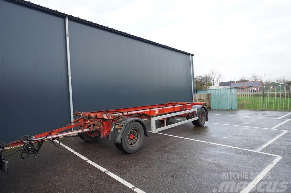 GS Meppel 2 AXLE 20FT CONTAINER TRANSPORT TRAILER Anhænger med containerramme