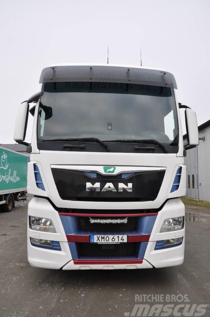 MAN TGX 26.480 6X2-4 LL Lastbiler med containerramme / veksellad