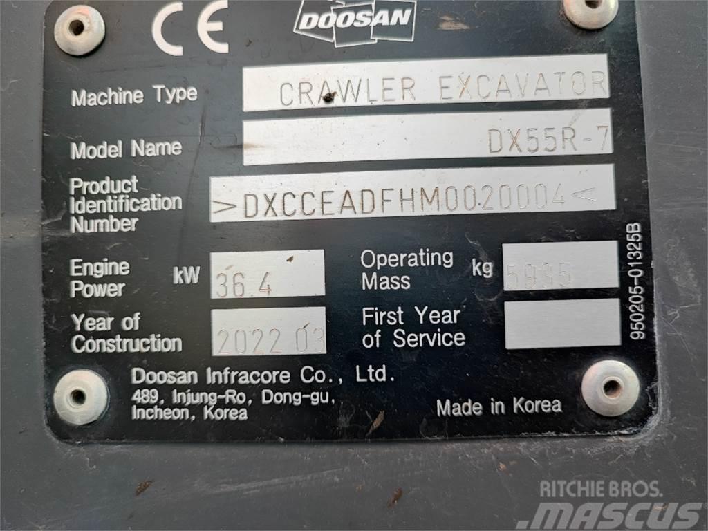 Doosan DX55R-7 Minigravemaskiner