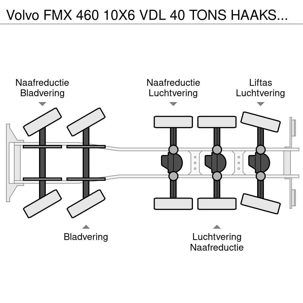 Volvo FMX 460 10X6 VDL 40 TONS HAAKSYSTEEM / KEURING 202 Kroghejs