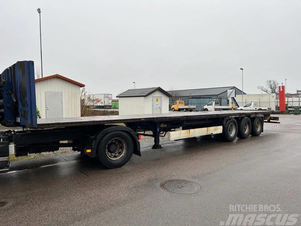Krone SDP27 Serie 4180 Semi-trailer med lad/flatbed