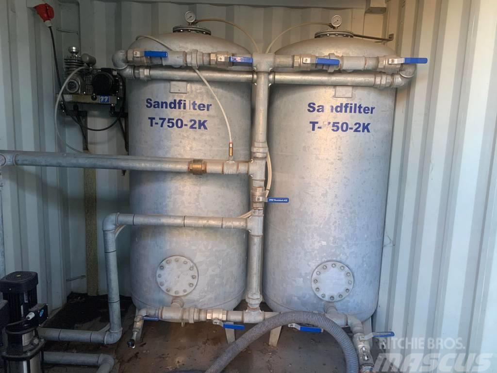  Mobil water treatment plant container 5 foot Mobil Affaldsfabrikker