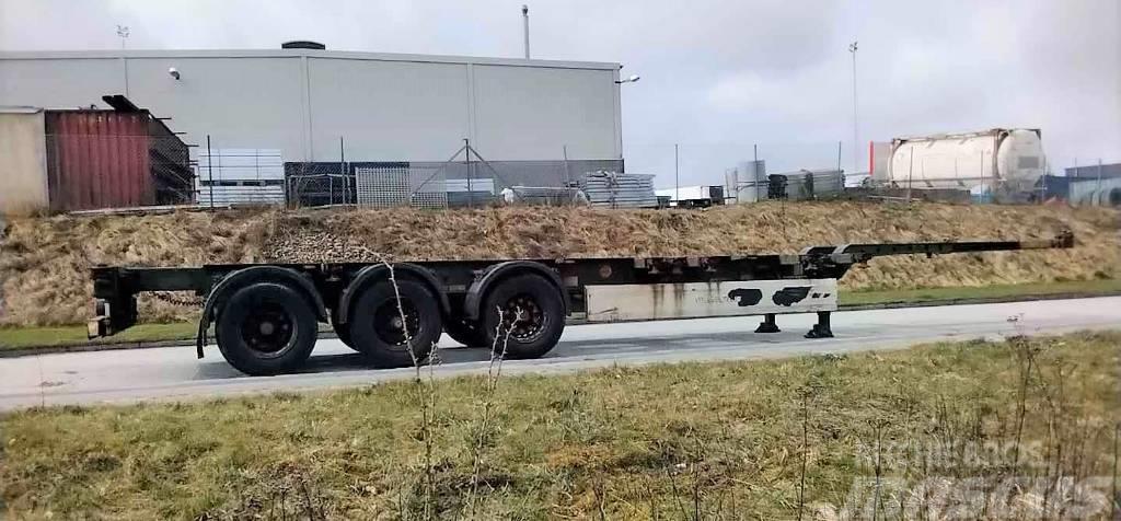 Krone Chassis Gooseneck Semi-trailer med containerramme