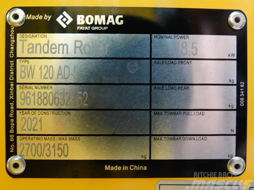 Bomag BW120AD-5 - 200 Hours! Kubota Engine Tvilling tromle