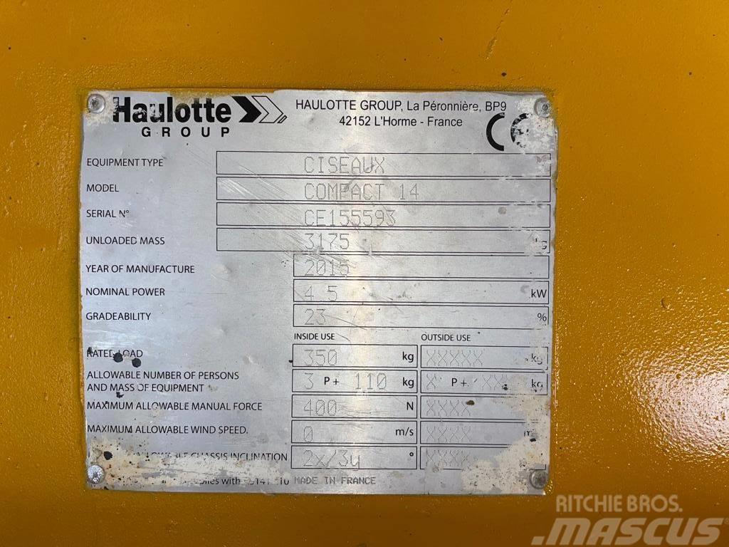 Haulotte Compact 14 Saxlifte