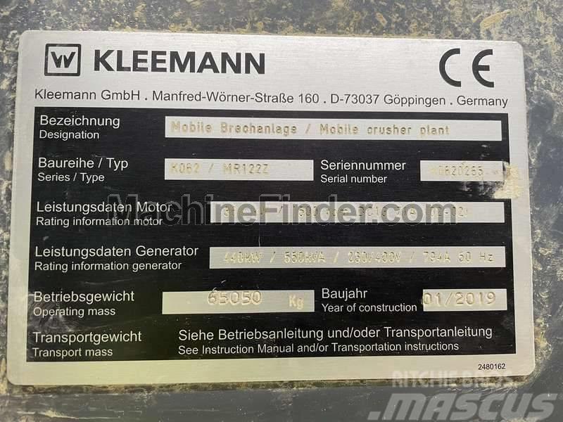 Kleemann MR 122 Z Mobile knusere