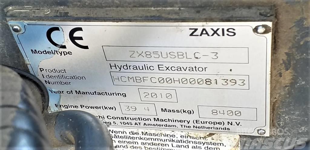  Midikoparka gąsienicowa HITACHI ZX 85 USBLC-3 Midi-gravemaskiner 7t - 12t