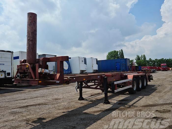 Gofa 40ft | Steel suspension | BPW drum Semi-trailer med containerramme