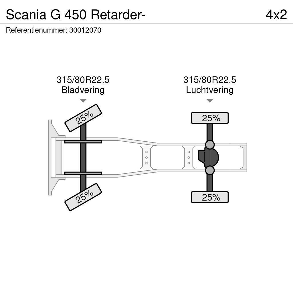 Scania G 450 Retarder- Trækkere