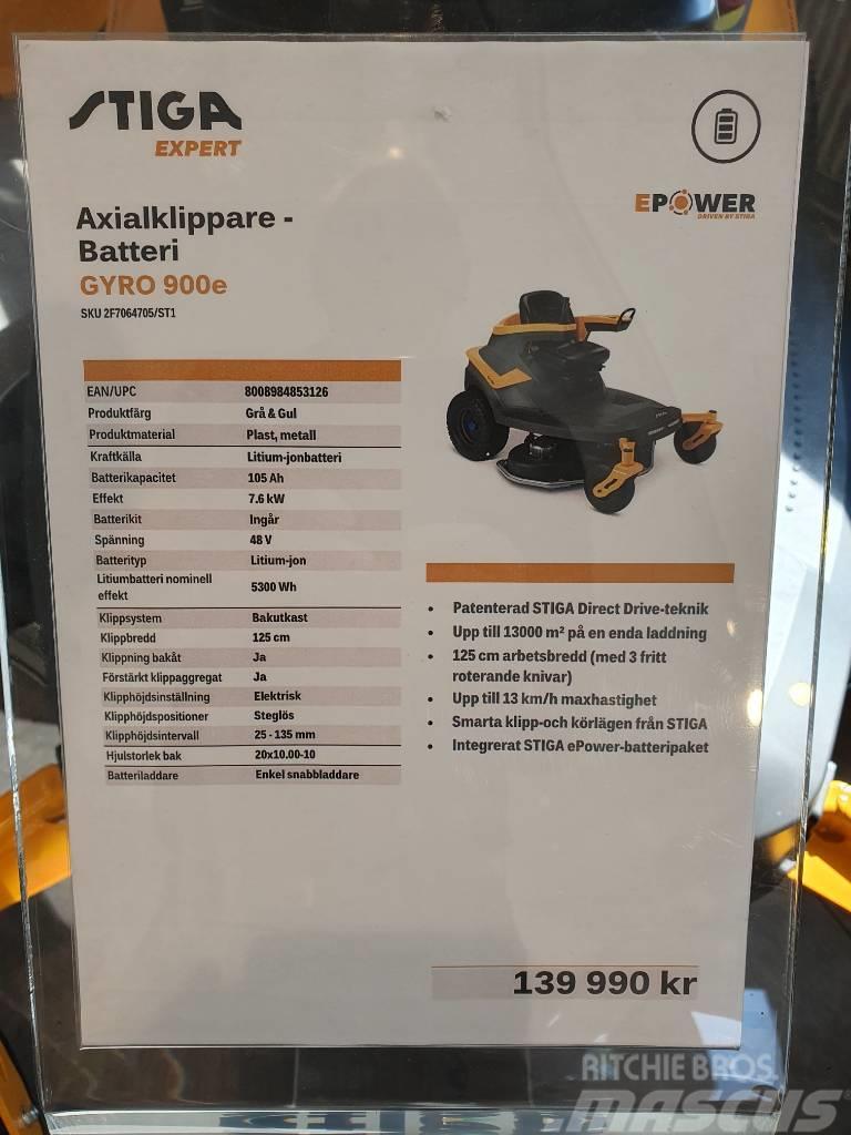 Stiga GYRO 900E DEMO Traktorklippere