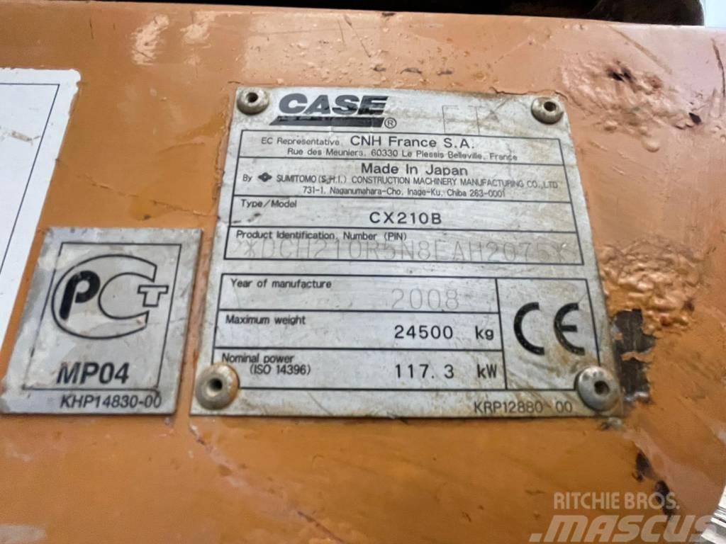 CASE CX 210 B Gravemaskiner på larvebånd