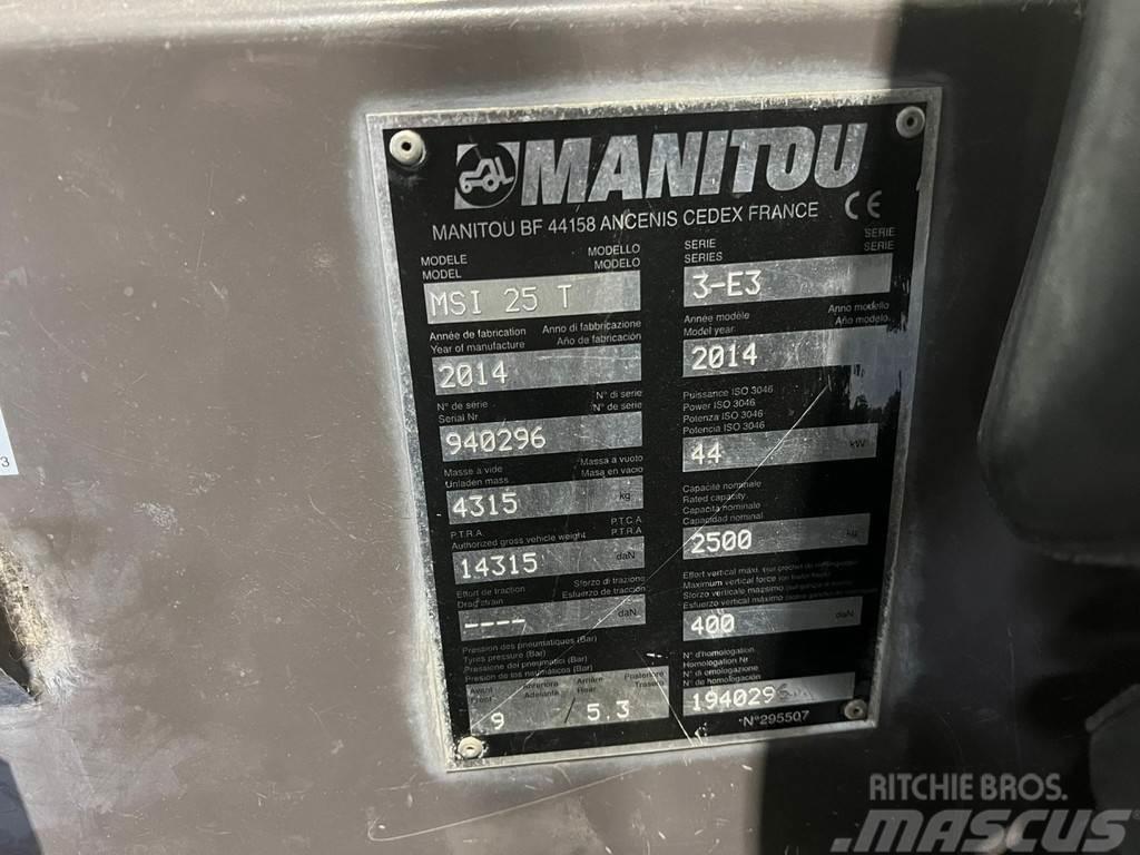 Manitou MSI 25 T Diesel gaffeltrucks