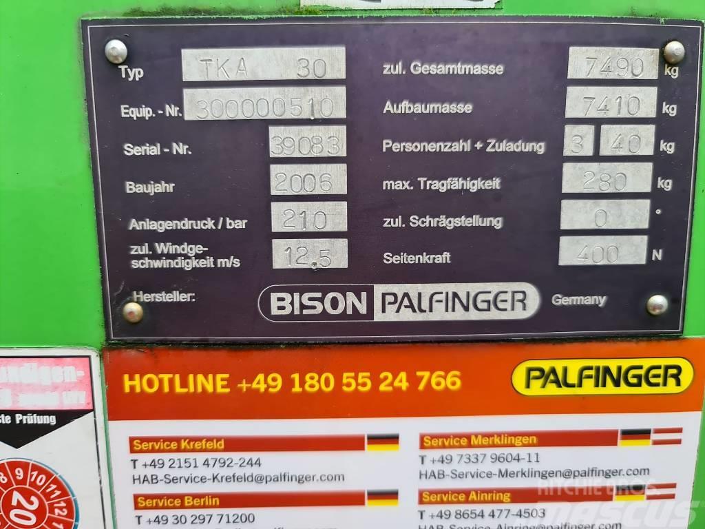  Bison-Palfinger TKA 30 KS Lastbilmonterede lifte
