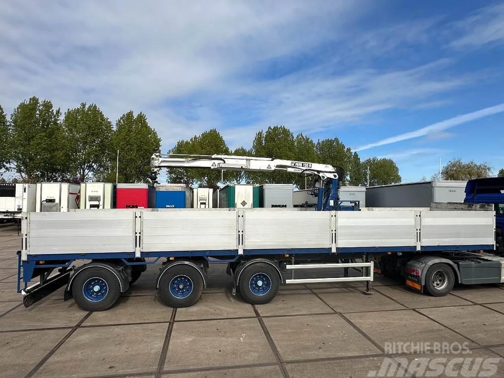 Floor HIAB ROLLER 130 Semi-trailer med lad/flatbed
