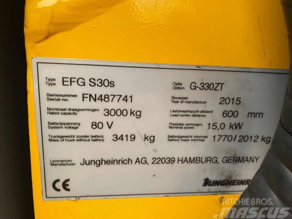 Jungheinrich EFG S30S El gaffeltrucks