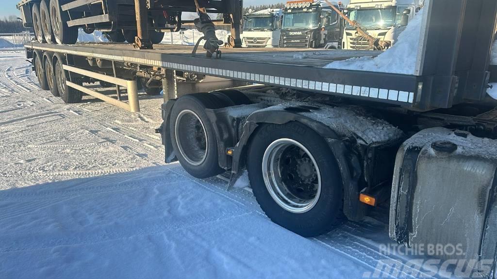 HRD puoliperävaunu Semi-trailer med lad/flatbed