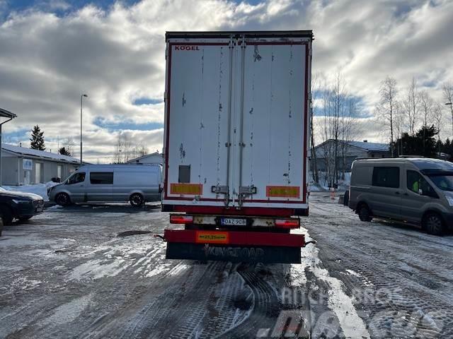 Kögel puoliperävaunu Semi-trailer med fast kasse