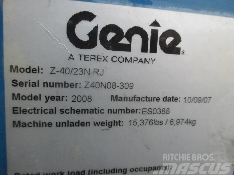Genie Z 40/23 N RJ Bomlifte med knækarm