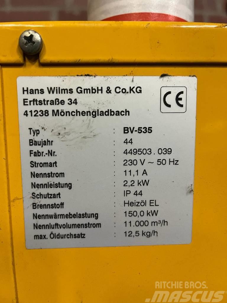 Wilms BV 535 Opvarmnings- og optøningsmaskiner