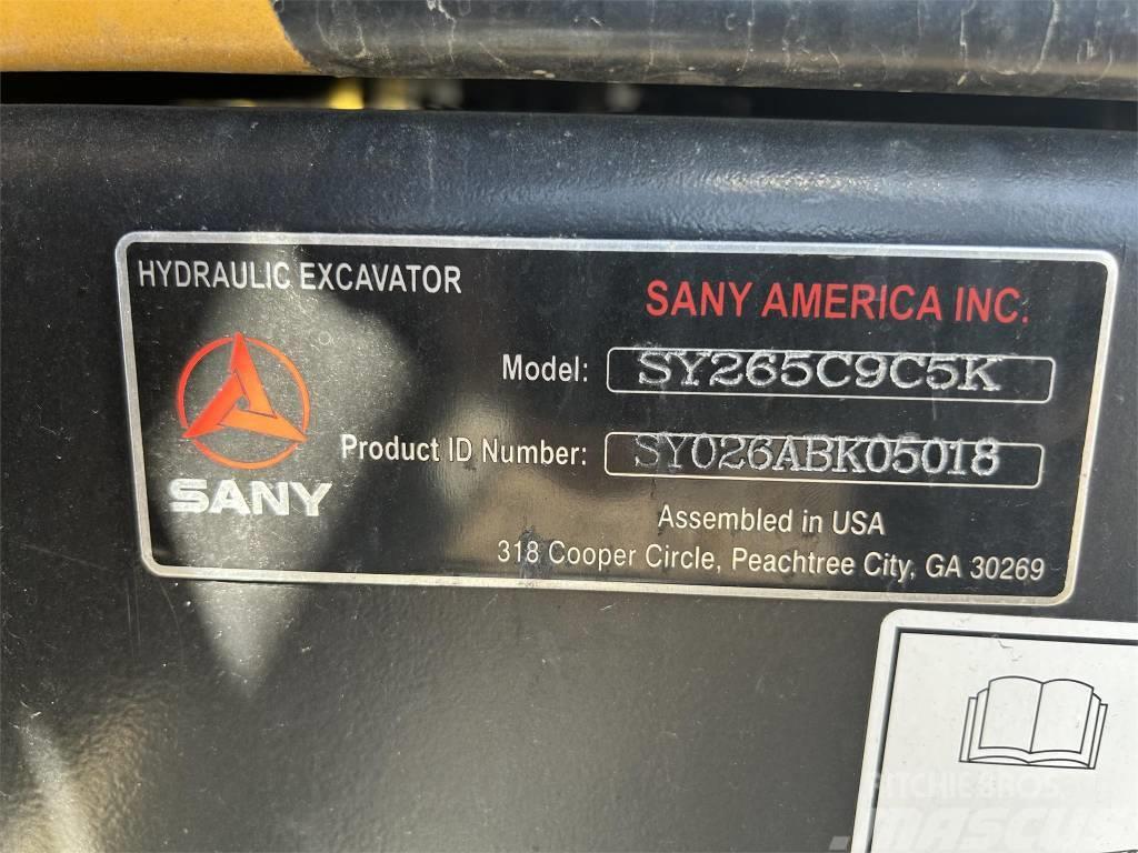 Sany SY265C Gravemaskiner på larvebånd