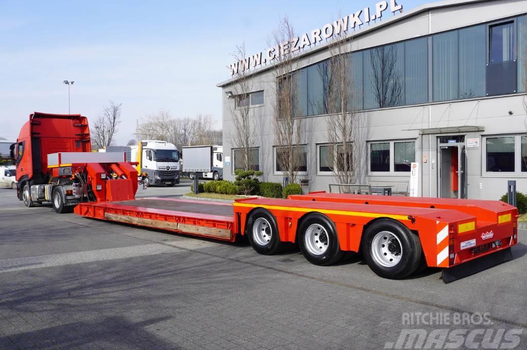 Nooteboom EURO-60-03 Tief Bet semi-trailer / unfastened / 3 Semi-trailer blokvogn