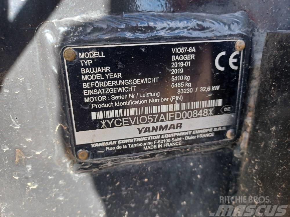 Yanmar VIO57-6A Minigravemaskiner