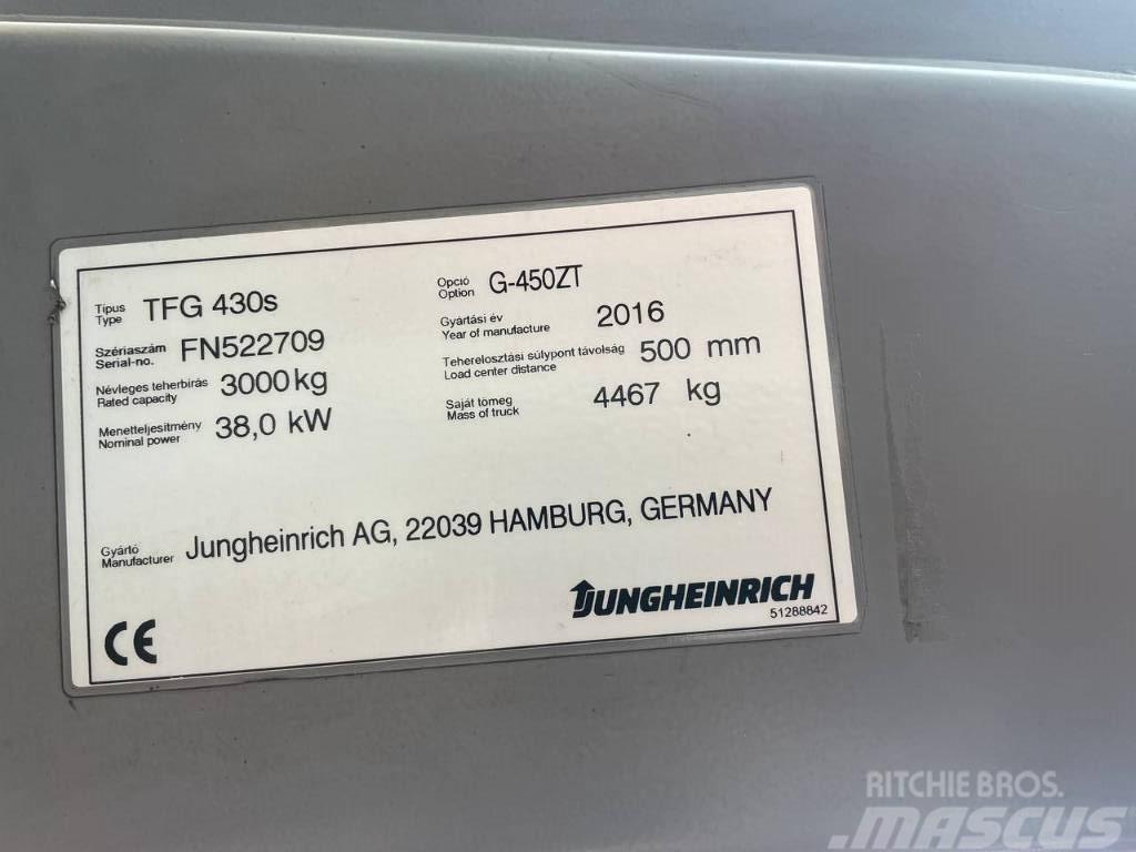 Jungheinrich TFG 430s LPG gaffeltrucks