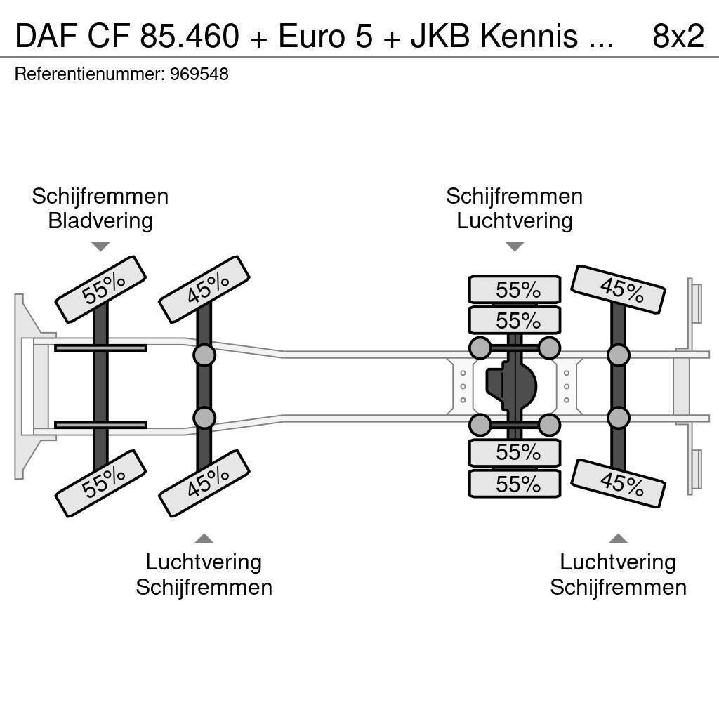 DAF CF 85.460 + Euro 5 + JKB Kennis Type 20.000 Crane Kraner til alt terræn