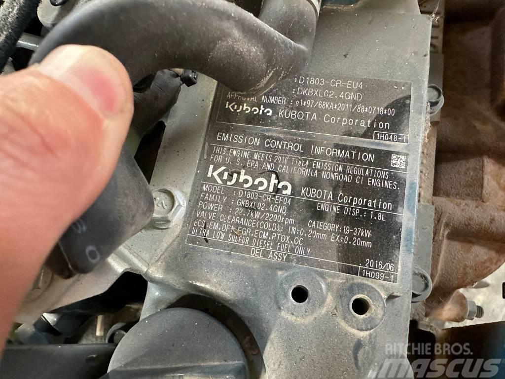 Kubota D1803-CR-EF04 ENGINE Motorer