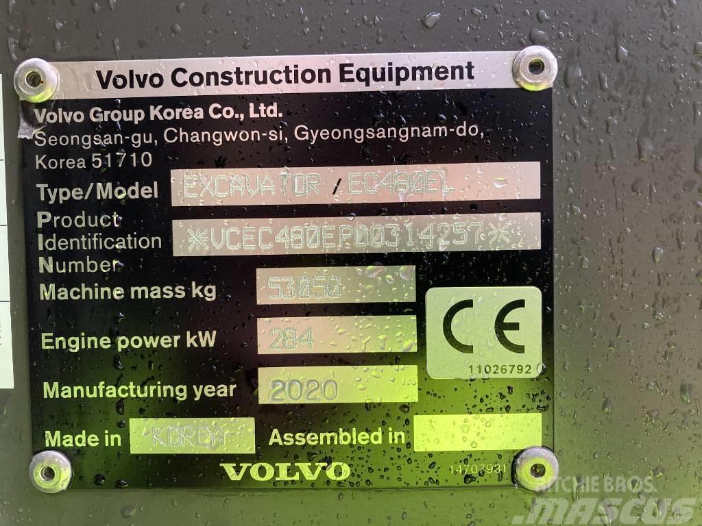  UTLEIE: Volvo EC480EL Long Reach Gravemaskiner med lang gravebom