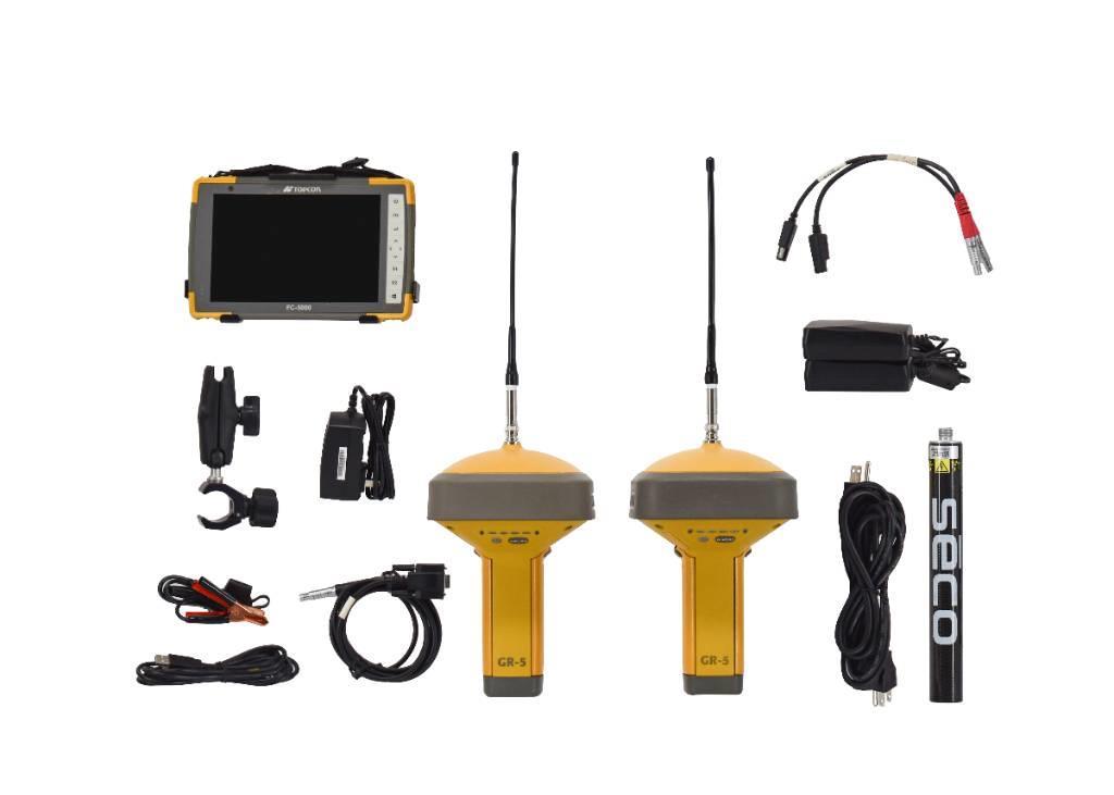 Topcon Dual GR-5 UHF II Base/Rover Kit, FC-5000 & Pocket- Andet tilbehør
