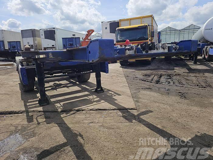 Krone 2 axle | container chassis | steel suspension | Bp Semi-trailer med containerramme