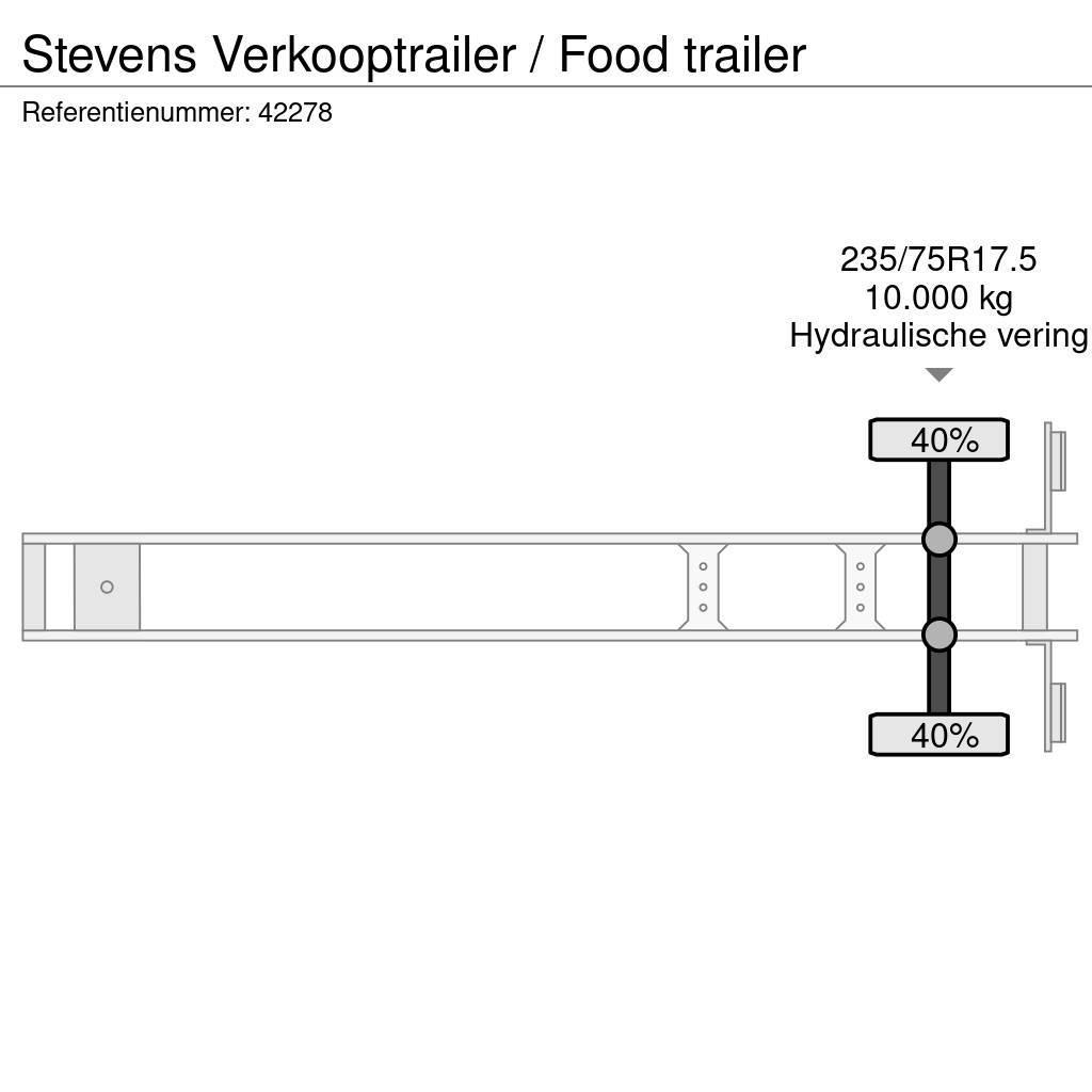 Stevens Verkooptrailer / Food trailer Semi-trailer med Kølefunktion