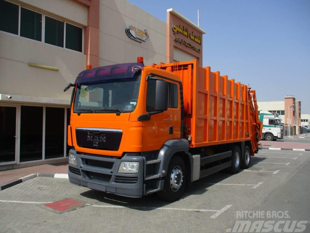 MAN TGS 28.320 6×2 Garbage Truck 2008 Renovationslastbiler