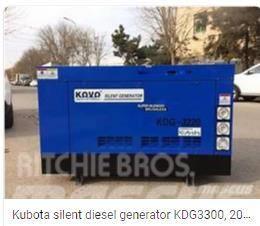 Kubota genset diesel generator set LOWBOY Dieselgeneratorer