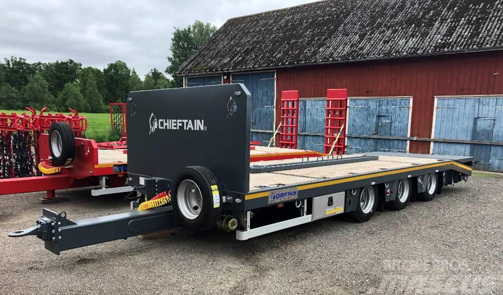 Chieftain 3-axl Allroundkärra lastbil vikbar ramp Andre Semi-trailere