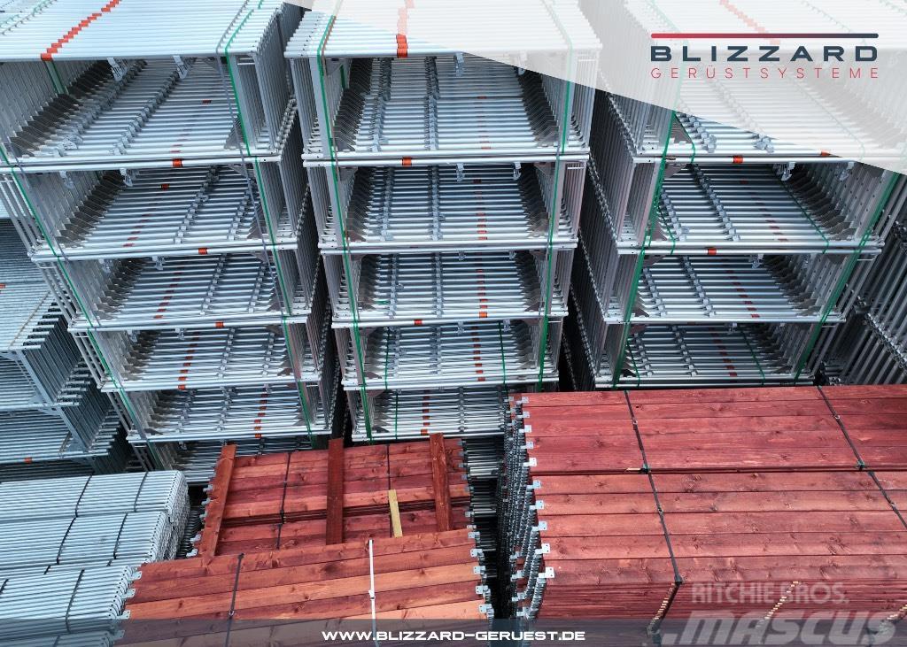 Blizzard S70 292,87 m² Alugerüst mit Holz-Gerüstbohlen Stillads udstyr