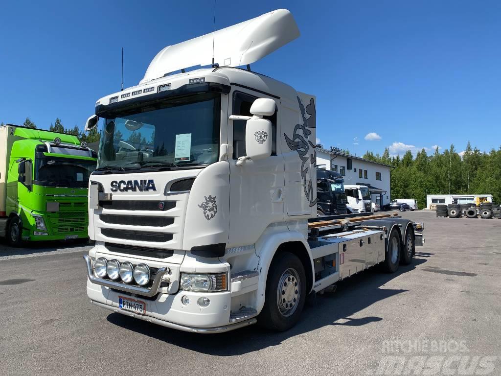 Scania R490 6x2*4 Lastbiler med containerramme / veksellad