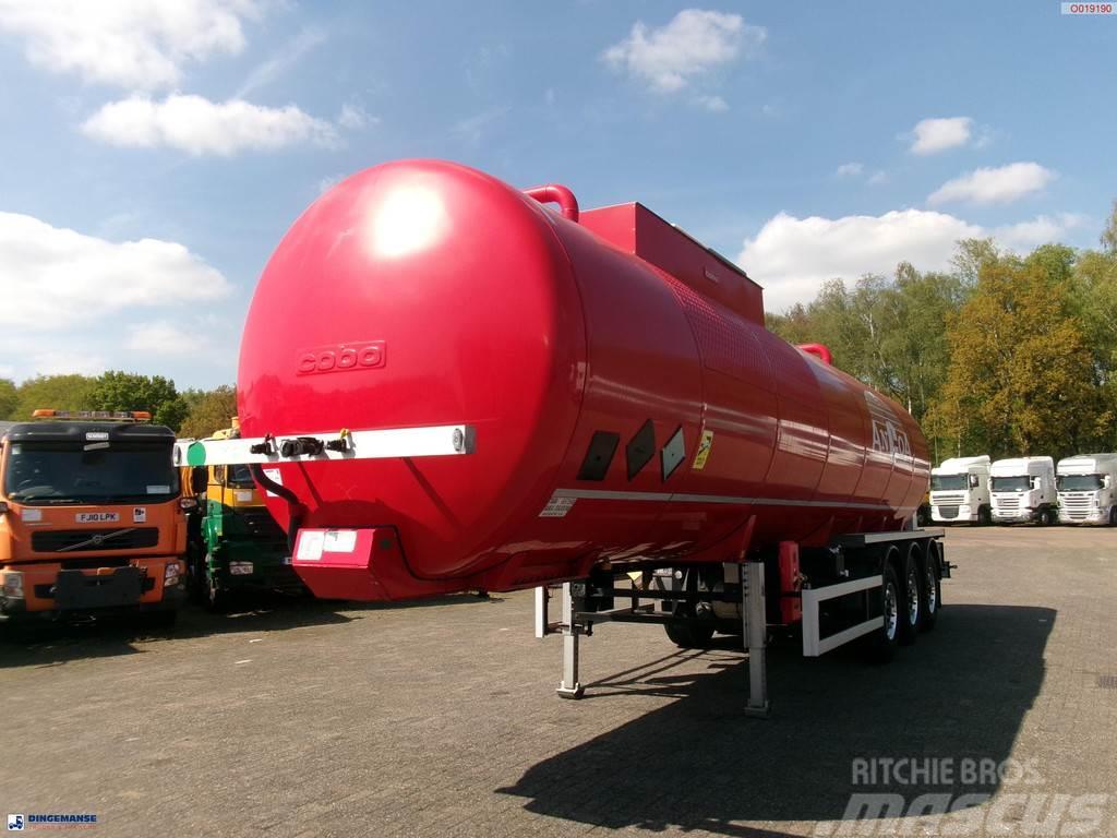 Cobo Bitumen tank inox 34 m3 / 1 comp Semi-trailer med Tank
